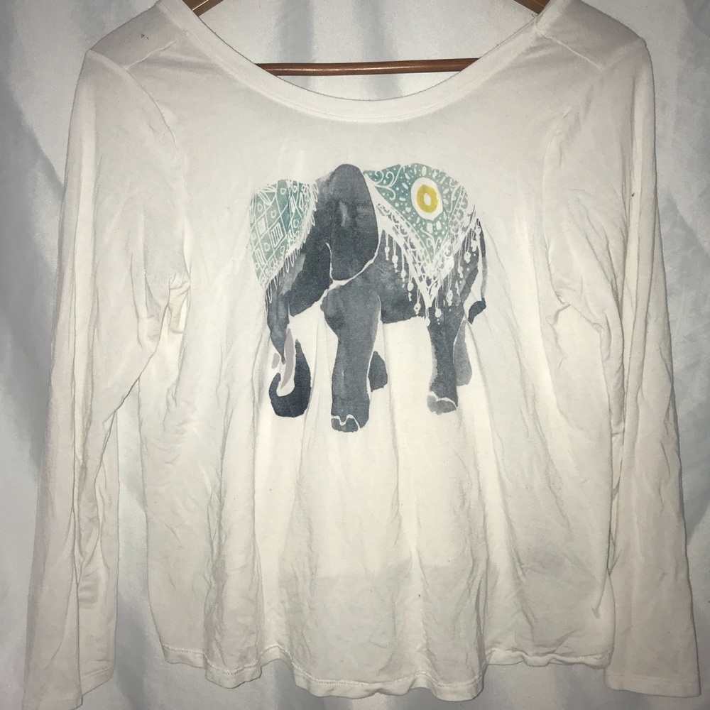 White long sleeve shirt